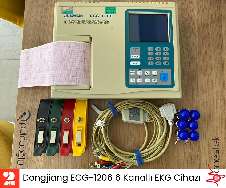 2.El  6 Kanallı EKG Cihazı