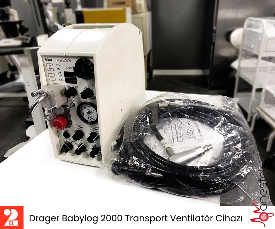2.El Draeger Babylog 2000 Pediatrik Ventilatör Cihazı