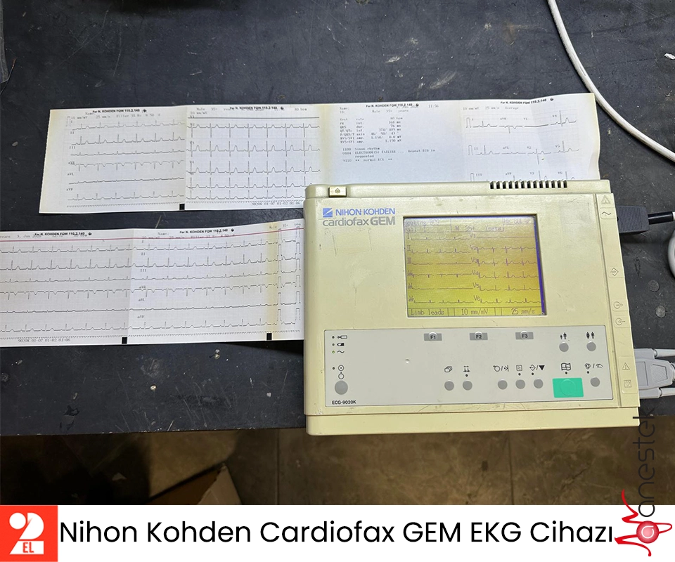                           2.El Nihon Kohden Cardiofax Ekg Cihazı