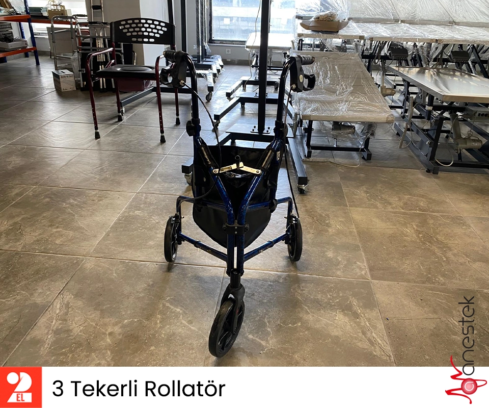        İkinci El 3 Tekerli Rollatör 